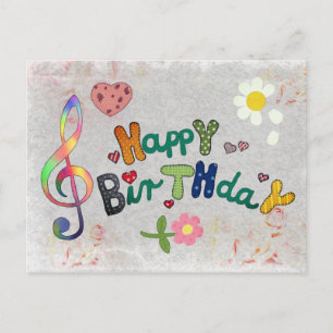 Kunterbunt Postkarte