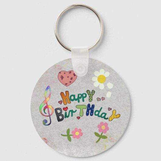 Kunterbunt Schlüsselanhänger (Vorderseite)