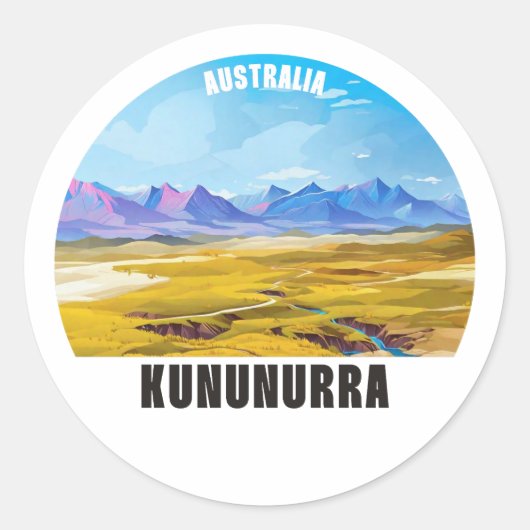 Kununurra - Australien Runder Aufkleber (Vorderseite)