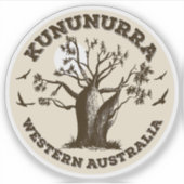 Kununurra, Western Australia Boab Sticker (Vorderseite)