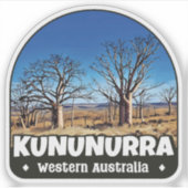 Kununurra, Western Australien Aufkleber (Vorderseite)