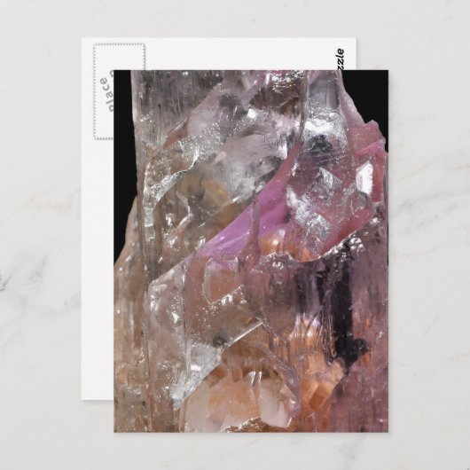 Kunzite Postkarte (Vorne/Hinten)