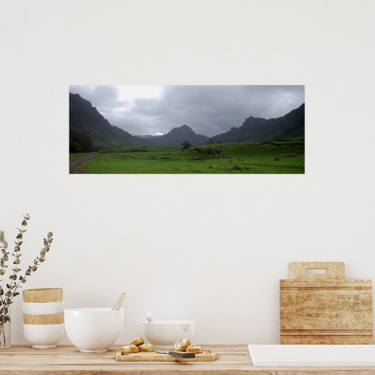 Kuoloa Valley Poster (Küche)