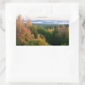 Kuopio, Finnland, Herbstlandschaft, Rechteckiger Aufkleber (Tasche)