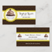 Kupcake Bäckerei Damaskus Scalloorder Visitenkarte (Vorne/Hinten)