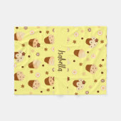 Kupcake Blanket für Säuglinge, Kinder und Erwachse Fleecedecke (Vorderseite (Horizontal))