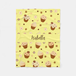 Kupcake Blanket für Säuglinge, Kinder und Erwachse Fleecedecke