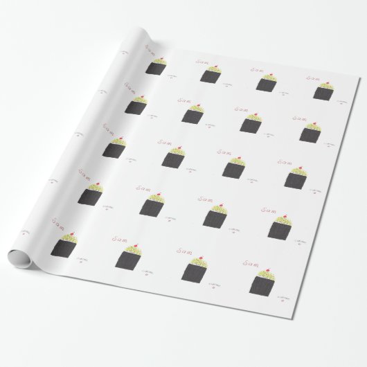 KUPCAKE GESCHENKPAPIER (Ungerollt)