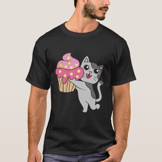 KUPCAKE KATZGEBURTSTAG-T - SHIRT (Vorderseite)