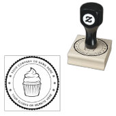 KUPCAKE | Rubber-Briefmarke für Personalisierte Fi Gummistempel (Stempel)