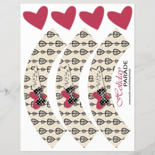 Kupcake-Wrapper aus meinem Herzen Flyer (Vorne)