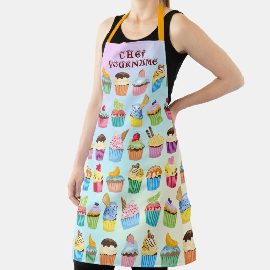 Kupcakes Monogram Köstliche Süßgebäck Schürze (InSitu)