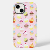 KUPCAKES PINK PATTERN Case-Mate iPhone HÜLLE (Rückseite)