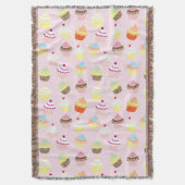 KUPCAKES PINK PATTERN DECKE (Vorderseite Vertikal)