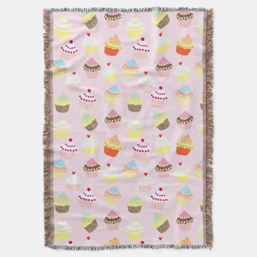 KUPCAKES PINK PATTERN DECKE (Vorderseite Vertikal)