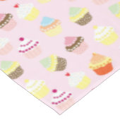 KUPCAKES PINK PATTERN PARTY TABLECLOTH TISCHDECKE (Schrägansicht)