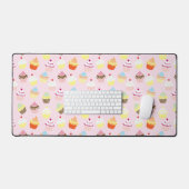 KUPCAKES PINK PATTERN SCHREIBTISCHUNTERLAGE (Tastatur & Maus)