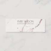 KUPER BLUSH PINK MARBLE STUD EARRING DISPLAY LOGO MINI VISITENKARTE (Vorderseite)