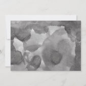 KUPER-TYPOGRAPHIE handgeschriebene Wasserfarbenhoc Einladung (Rückseite)