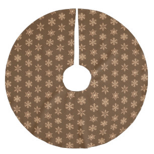 Kupfer 3-D Schneeflocken, benutzerdefinierbarer Hi Polyester Weihnachtsbaumdecke