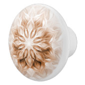 Kupfer 3D Glänzendes Mandala Keramikknauf (Rechts)