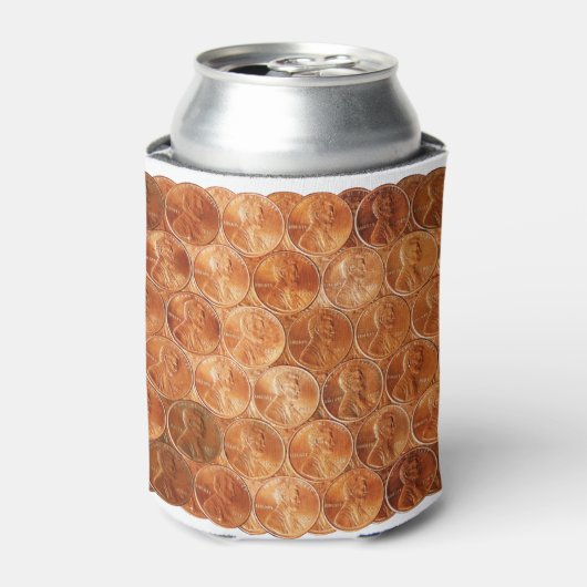 Kupfer Abraham Lincoln penny, ein Cent Kupfer Dosenkühler (Kanne Vorderseite)