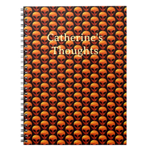 Kupfer-Außerirdischen Notizblock (Vorderseite)