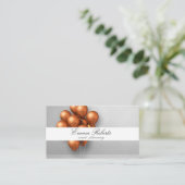 Kupfer-Ballone-Bunch Moderne Visitenkarte (Stehend Vorderseite)