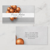 Kupfer-Ballone-Bunch Moderne Visitenkarte (Vorne/Hinten)