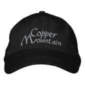 Kupfer-Berg Colorado bestickter Hut (Vorderseite)