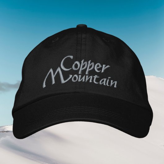 Kupfer-Berg Colorado bestickter Hut