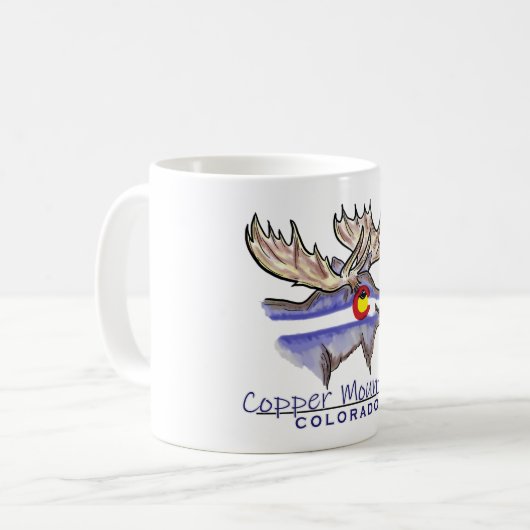 Kupfer Berg Colorado Tasse (Vorderseite Links)