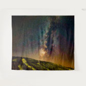 Kupfer Berggalaxie // Milchstraße Kosmischer Staub Wandteppich (Vorderseite (Horizontal))