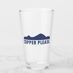 Kupfer bitte glas
