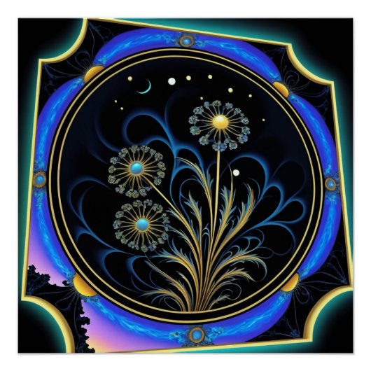 Kupfer-Blume Poster (Vorderseite)