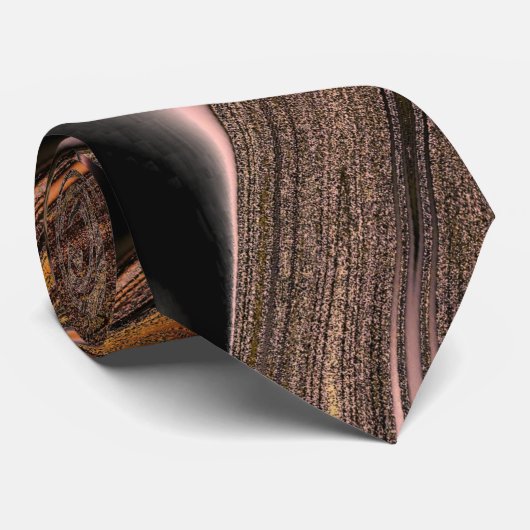 Kupfer-Blush-Gatter Krawatte (Gerollt)