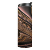 Kupfer-Blush-Gatter Thermosbecher (Nach links gedreht)