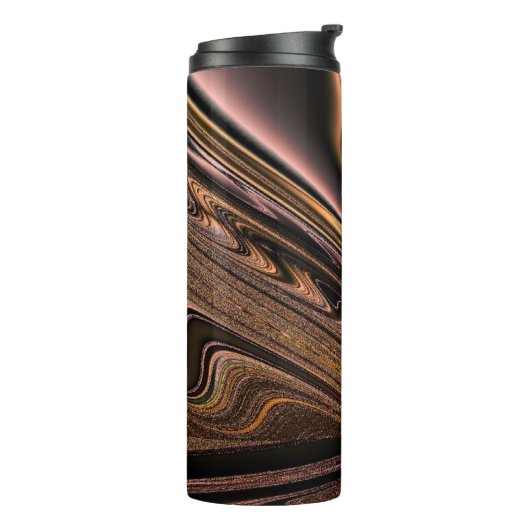 Kupfer-Blush-Gatter Thermosbecher (Nach links gedreht)