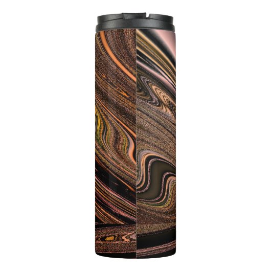 Kupfer-Blush-Gatter Thermosbecher (Rückseite)