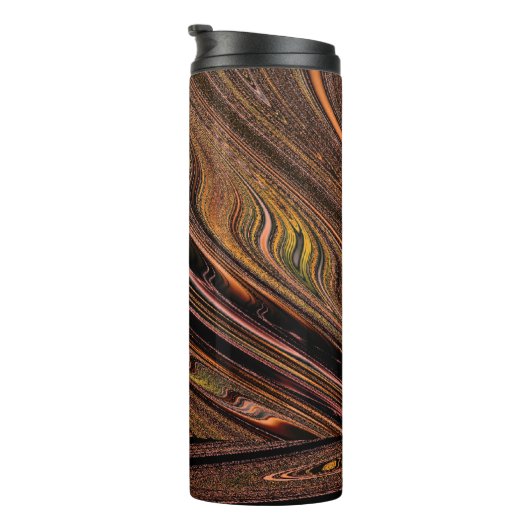 Kupfer-Blush-Gatter Thermosbecher (Nach rechts gedreht)