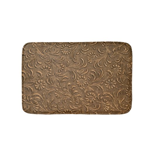 Kupfer-Blüte: Verzierte Tafel Art. Badematte (Vorderseite)