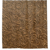 Kupfer-Blüte: Verzierte Tafel Art. Duschvorhang (Vorderseite)