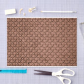 Kupfer-Braune Diamantplatte Seidenpapier (Handwerk)