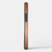 Kupfer-Braune Metallbürste aus Aluminium Look Case (Rückseite / Rechts)