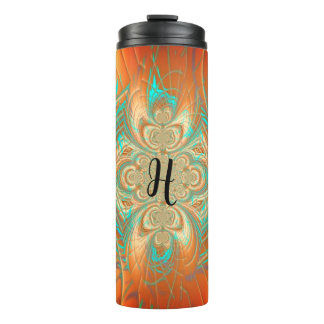 Kupfer-Bronze und Aqua-Thermal-Tumbler Thermosbecher