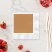 Kupfer Brown Standard Cocktail Papier Napkin Serviette (Beispiel)