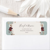 Kupfer-Burgund-Wildblume | AQUAMARINE RÜCKSENDEADR (Insitu)