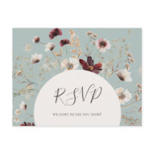 Kupfer Burgundy Wildblume Aquamarine Menü Auswahl 