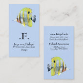 Kupfer-Butterfly Visitenkarte (Vorne/Hinten)