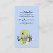 Kupfer-Butterfly Visitenkarte (Rückseite)